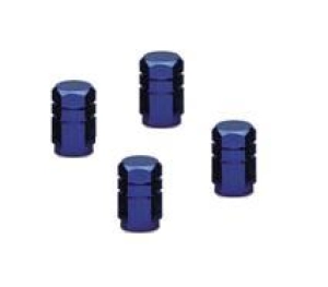*NCA* Wheel Valve Caps - Blue Aluminium Anodized