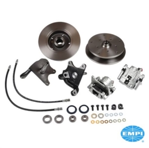 Beetle EMPI Front Disc Brake Conversion Kit With Drop Spindles (Double Drilled, 5x205 + 5x130) - 1950-65