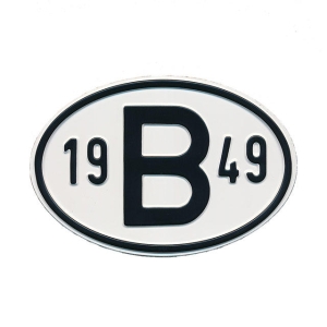 1949 B Country Plate