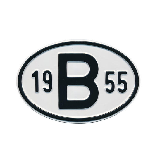 1955 B Country Plate