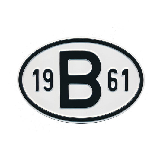 1961 B Country Plate