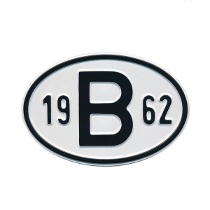 1962 B Country Plate