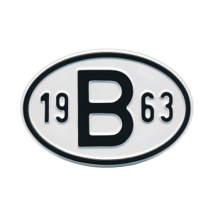 1963 B Country Plate
