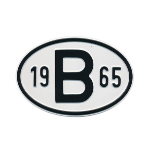 1965 B Country Plate