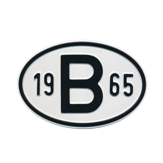 1965 B Country Plate
