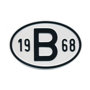 1968 B Country Plate