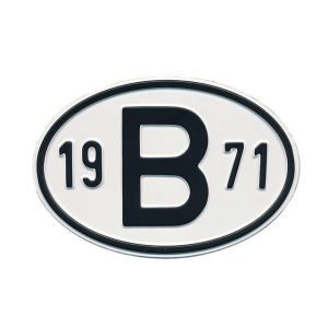 1971 B Country Plate