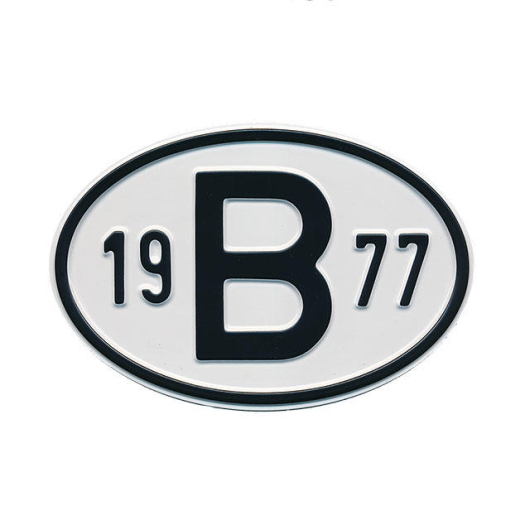 1977 B Country Plate