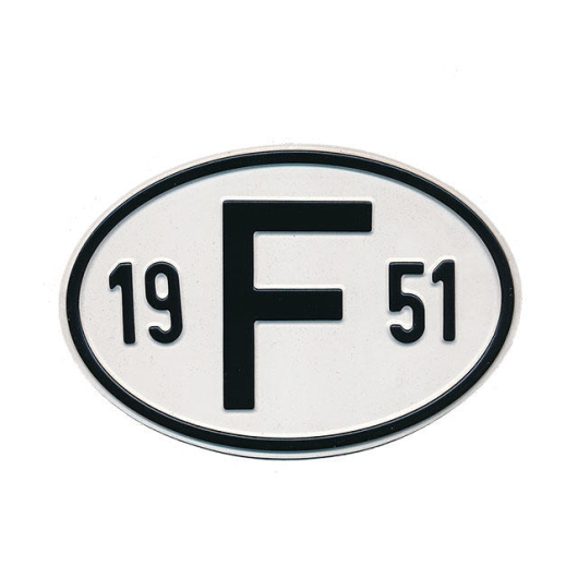 1951 F Country Plate