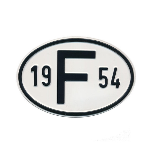 1954 F Country Plate