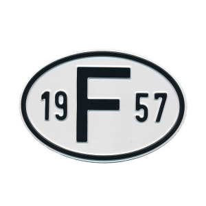 1957 F Country Plate