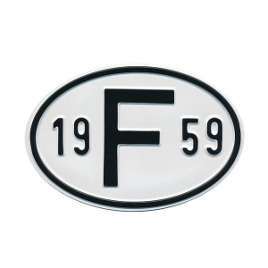 1959 F Country Plate