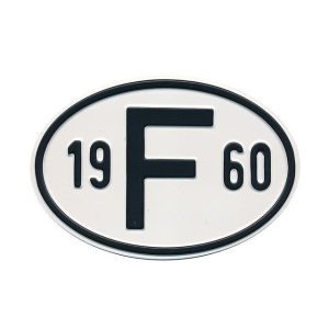1960 F Country Plate