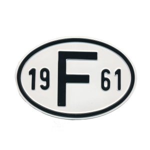 1961 F Country Plate