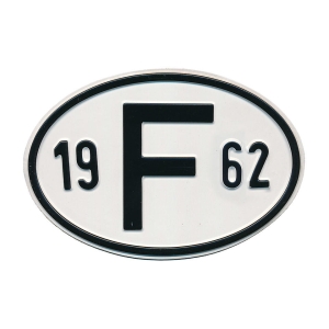 1962 F Country Plate