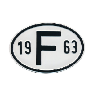 1963 F Country Plate