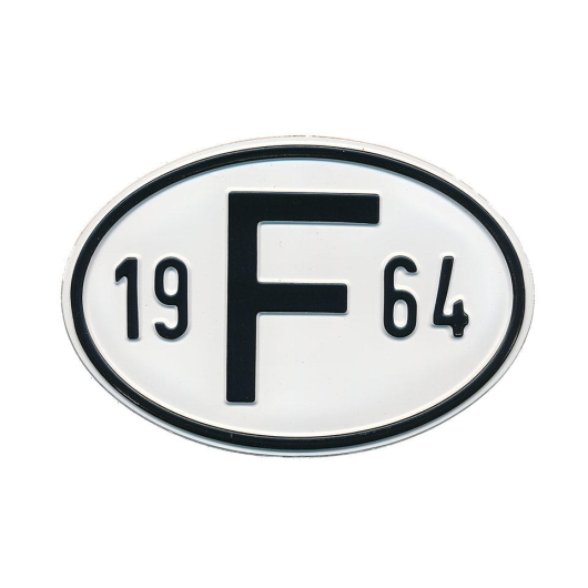 1964 F Country Plate