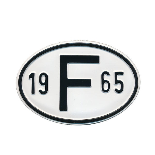 1965 F Country Plate