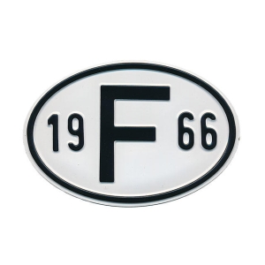 1966 F Country Plate