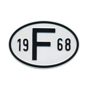 1968 F Country Plate