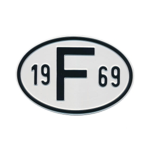 1969 F Country Plate