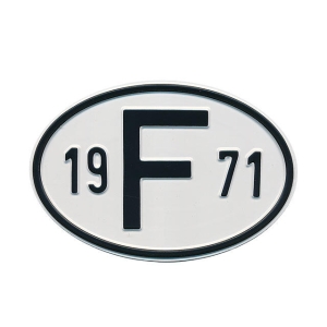 1971 F Country Plate