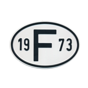 1973 F Country Plate