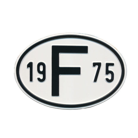 1975 F Country Plate