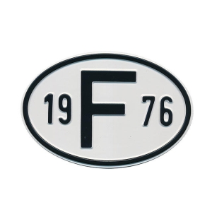 1976 F Country Plate