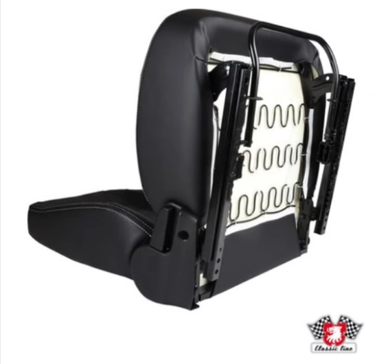 Classic Line Sports Seat Set - Black - With Headrests - Universal
