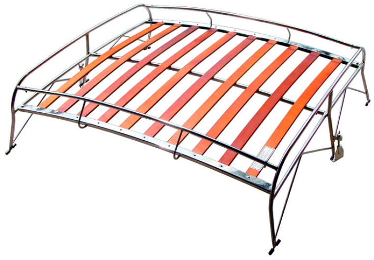 Beetle Roof Rack - Stainless Steel With Wooden Slats