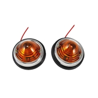 Universal Round Amber Indicator Lights