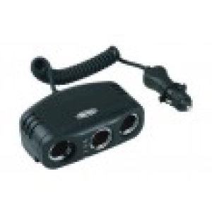 Triple Cigarette Lighter Multi Socket With USB Ports