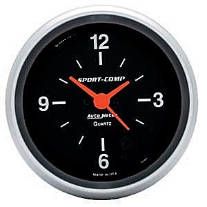 Autometer Sport Comp Quartz Clock (67mm)
