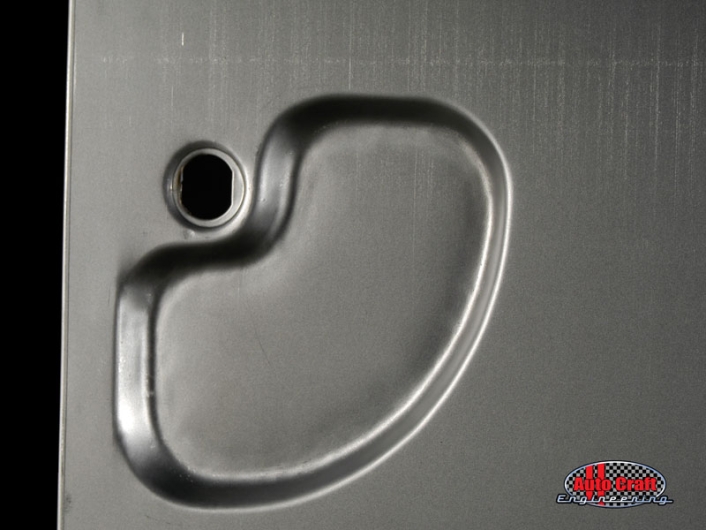 Splitscreen Bus Cargo Door Outer Skin - 1958-63 Upto Swage Line (With Handle) - RHD Rear Door Or LHD Front Door