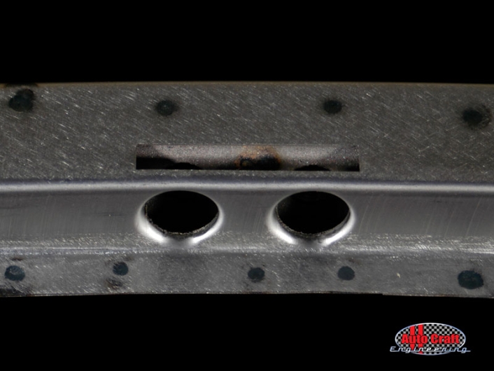 Splitscreen Bus B Post Outer Skin - Right - 1955-67 - LHD - 400mm High