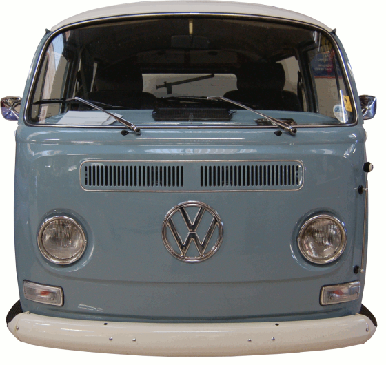 Baywindow Bus Deluxe Front Grille Trim - 1968-72