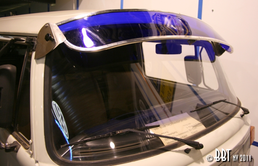 Baywindow Bus Blue Exterior Perspex Sunvisor