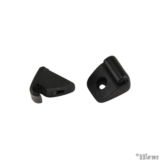 Type 25 Sunvisor Clips (Pair) - Black