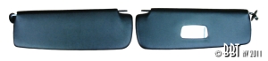 TMI Type 3 Black Sunvisors - With Mirror On Right Hand Side