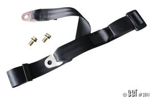 2 Point Static Lap Belt with Black Webbing