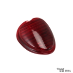 Beetle Heart Tail Light Lens (Upper) - 1952-55 (Oval Window Beetle)