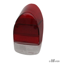 US Spec Beetle Tail Light Lens - 1968-73 (Red And White Lens) - Top Quality