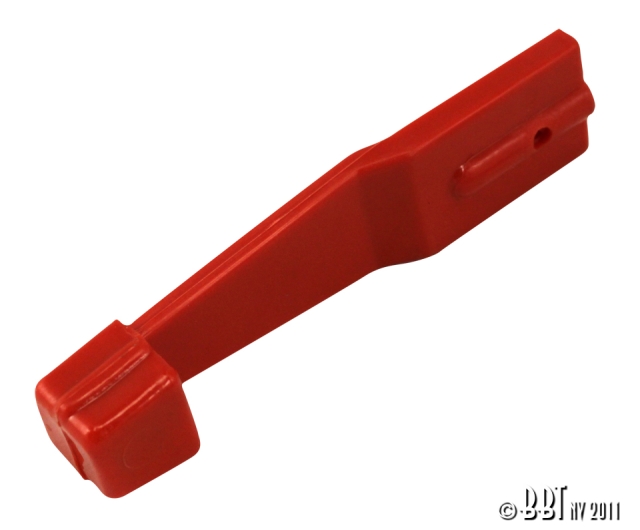 Baywindow Bus Heater Lever - 1973-79 - Red