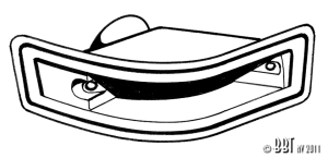Karmann Ghia Indicator Seal - 1970-74 - Left