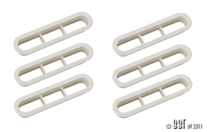 Beetle Headliner Vents Set (Off White) - 1972-79