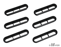 Beetle Headliner Vent Set (Black) - 1972-79