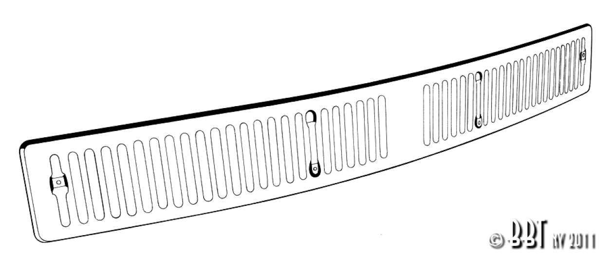 Baywindow Bus Front Grill - 1973-79