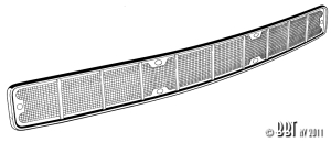 Baywindow Bus Front Grill Mesh - 1973-79