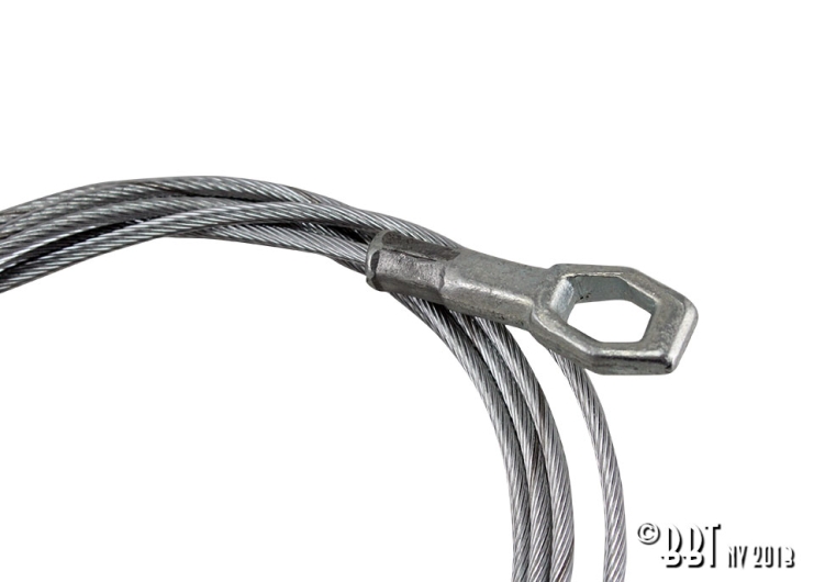 Beetle Clutch Cable (2281mm) - 1972-74 (Also Karmann Ghia)